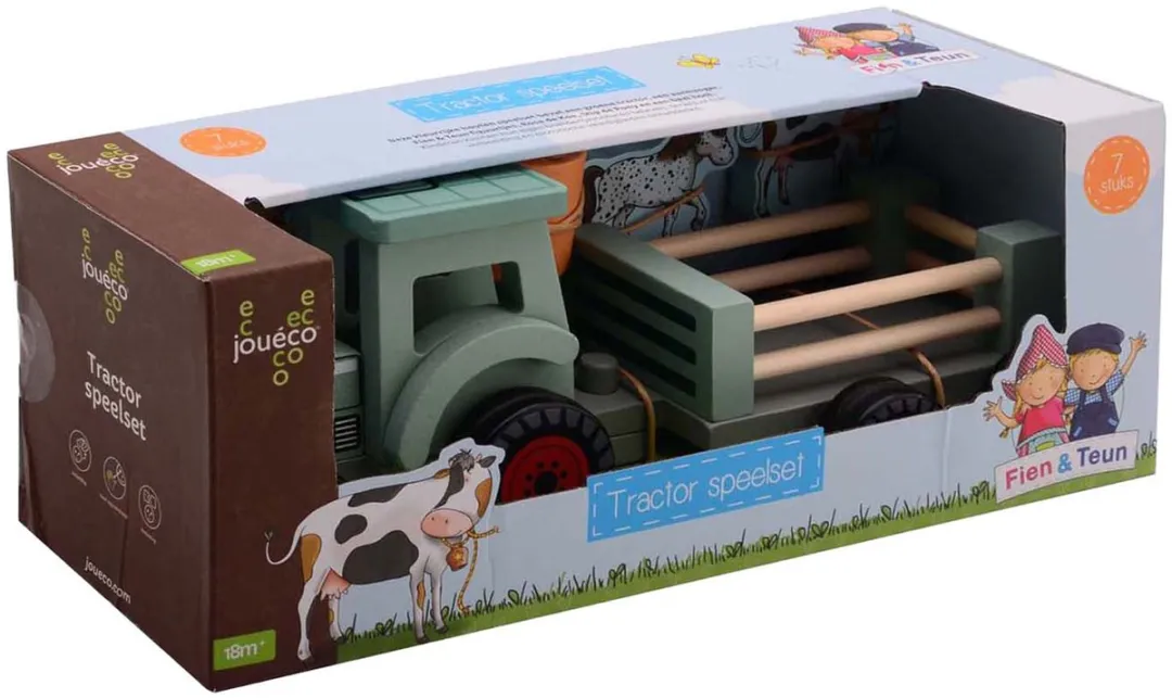 Johntoy Fien & Teun Houten Tractor 80173 - Multi kleuren