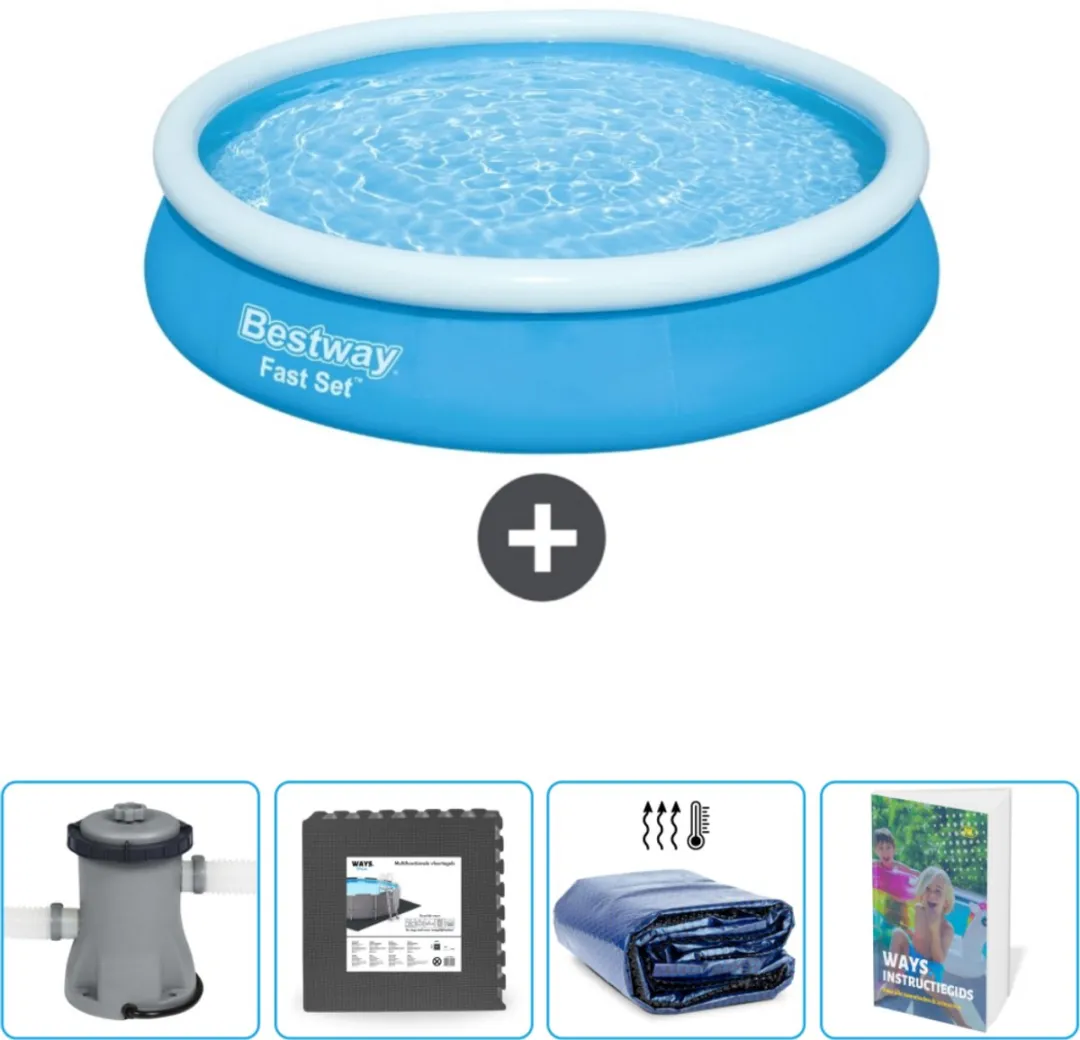 Bestway Fast Set Rond Zwembad 366x76cm