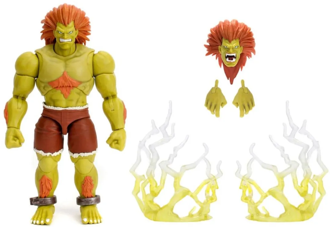 Jada Toys Ultra Street Fighter II Blanka Action Figuur 1/12 - 19cm - Multi