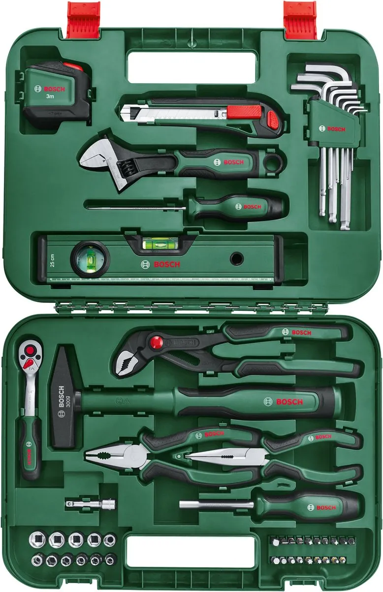 Bosch Advanced 52-delige Handgereedschapsset - Groen