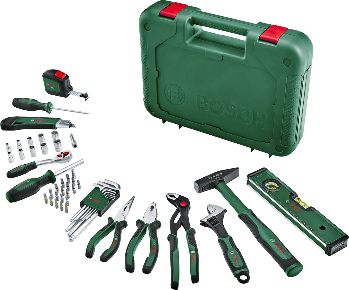 Bosch Advanced 52-delige Handgereedschapsset - Groen