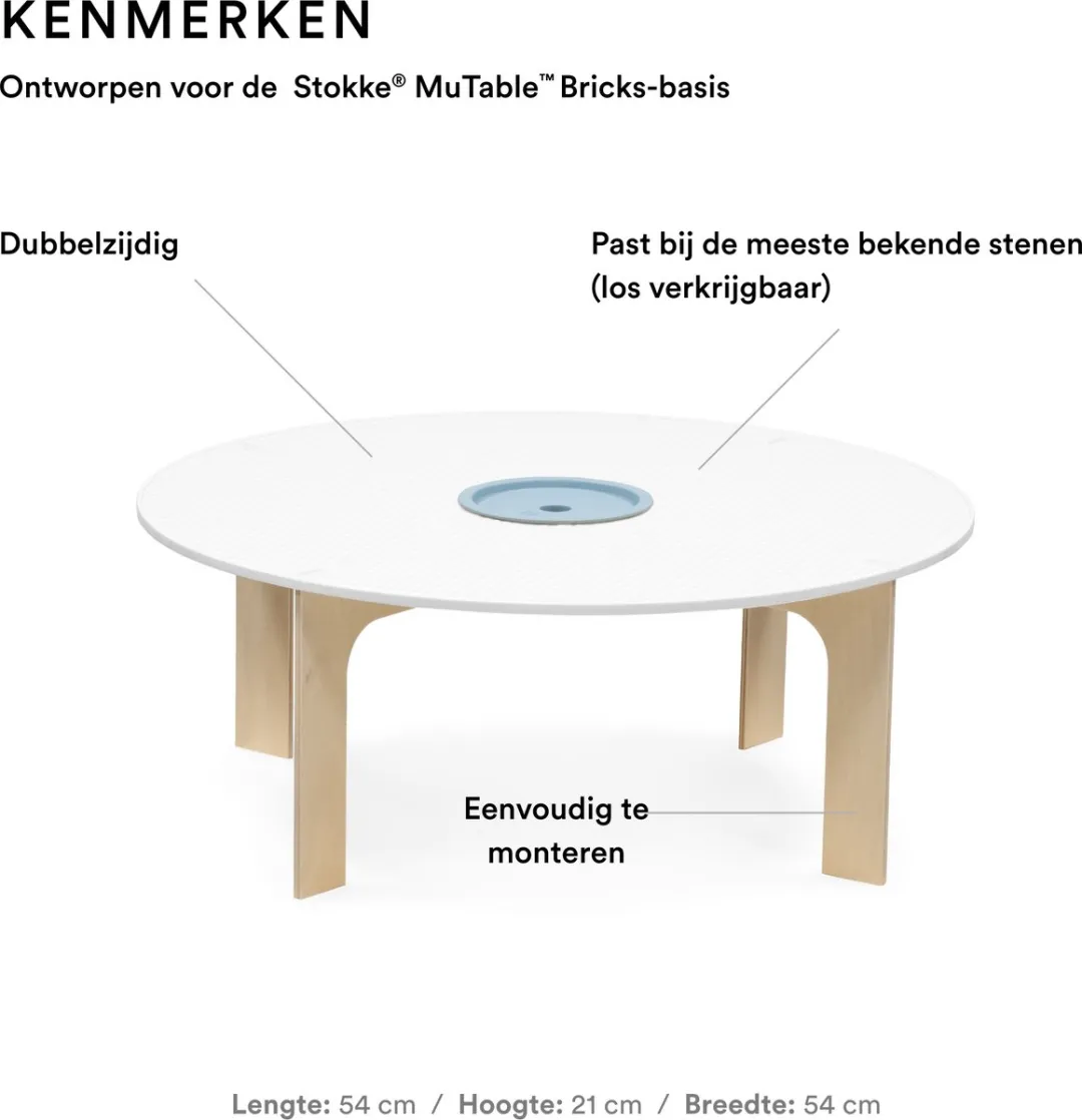Stokke MuTable Bricks Toren - Wit