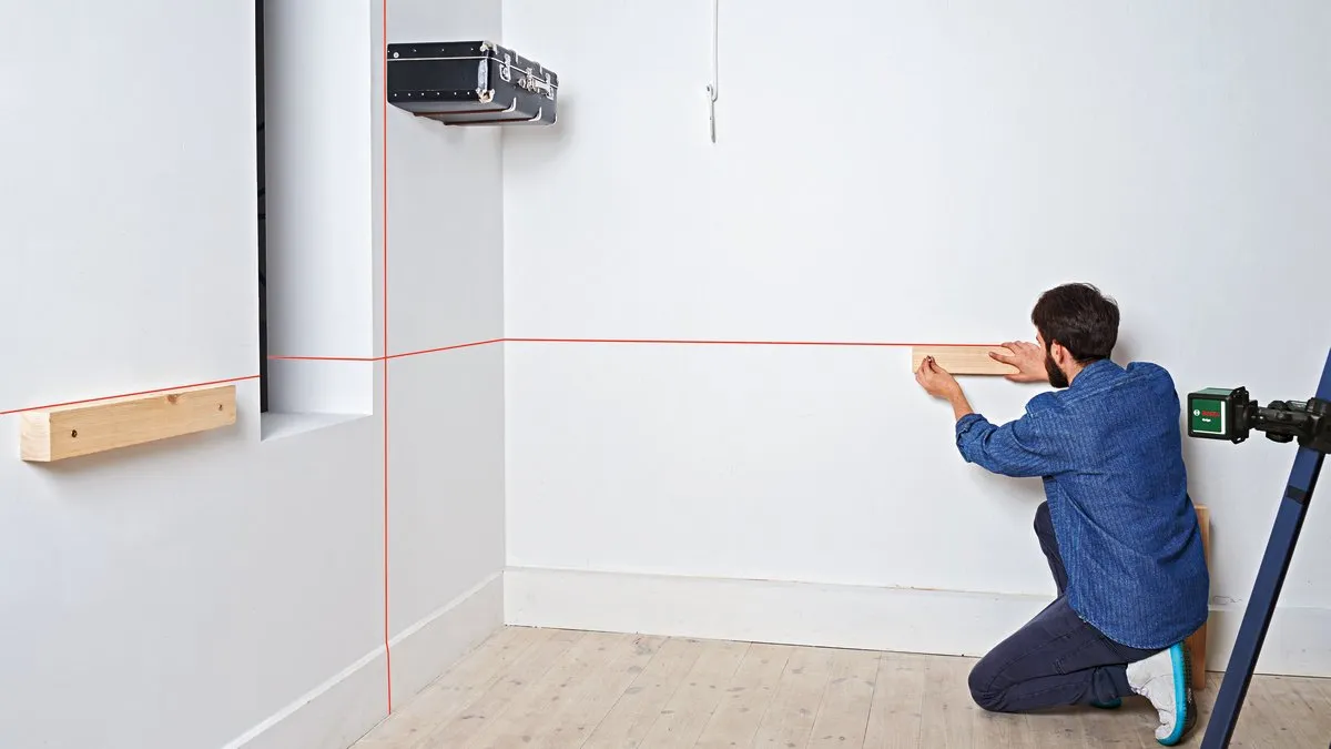 Bosch Quigo III 0603663503 Kruislijnlaser - Universele klem - Adapter - 2x batterijen - afbeelding 6 van 6