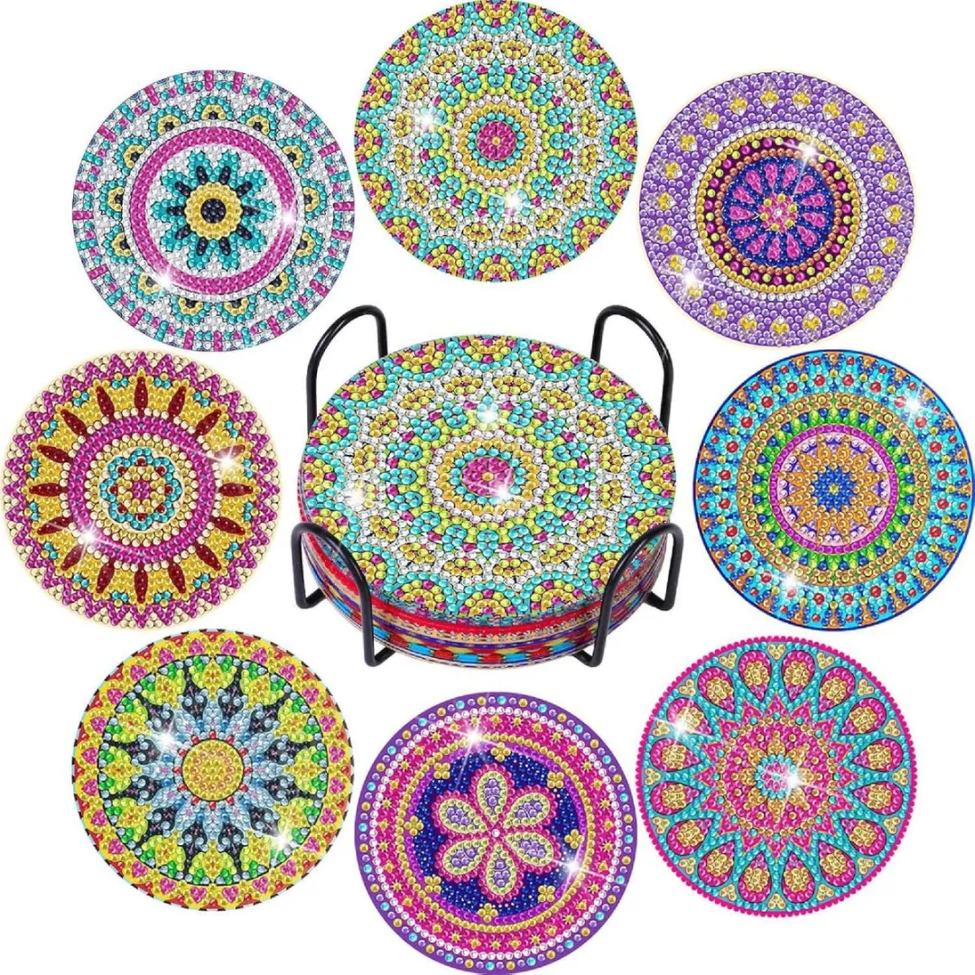 VDTOYS Diamond Painting Mandala Onderzetters Set AG 881