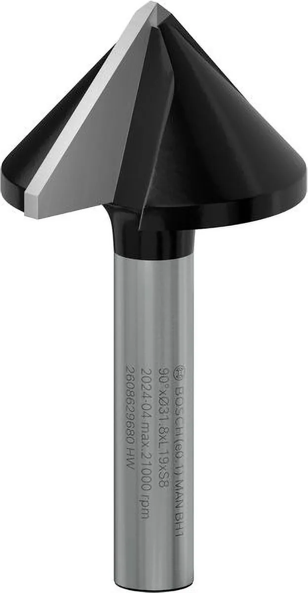 Bosch PRO Punt Sleuvenfrees 90° Ø31,8mm - 8mm Schacht - Hardmetaal
