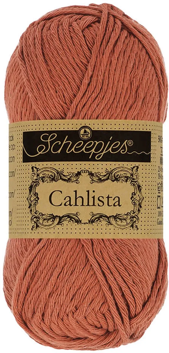 Scheepjes Cahlista Brick Red 504
