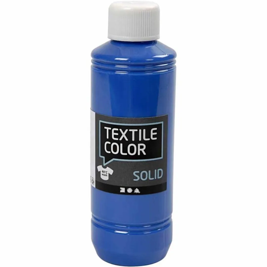 Creativ Company Textil Solid Verf Blauw 250ml