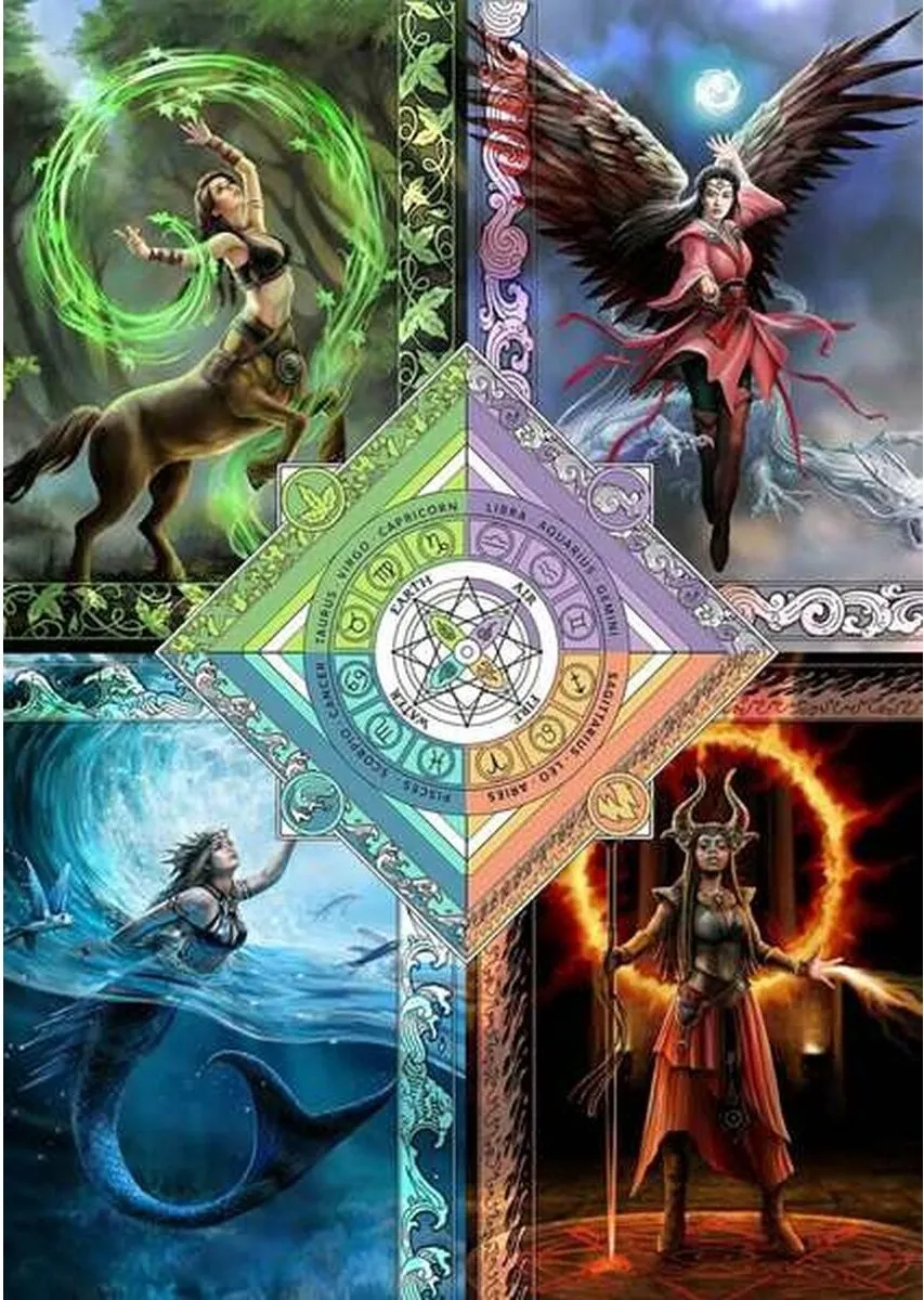 Educa Elemental Magic Star Grafiek Anne Stokes Puzzel 1500 Stuks - Multicolor