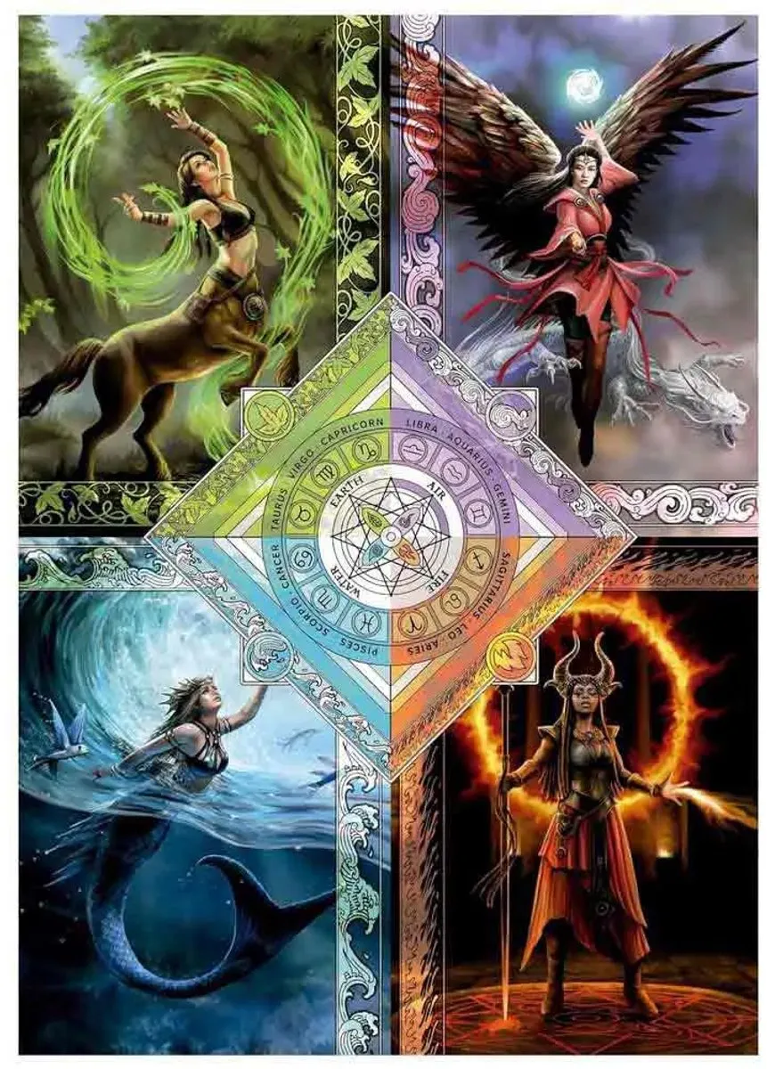 Educa Elemental Magic Star Grafiek Anne Stokes Puzzel 1500 Stuks - Multicolor