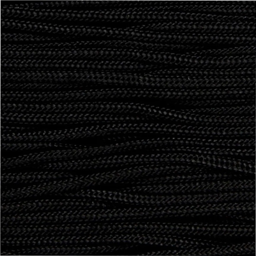 Creativ Company Macramé Koord 1mm - Zwart - 10m