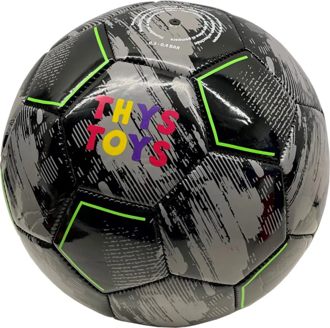 ThysToys Voetbal Grey Black Limited Edition 330-350g