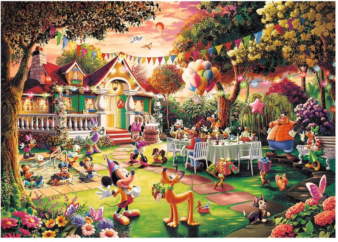 Trefl Mickey Mouse Verjaardag Puzzel 1000 Stuks - Multicolor