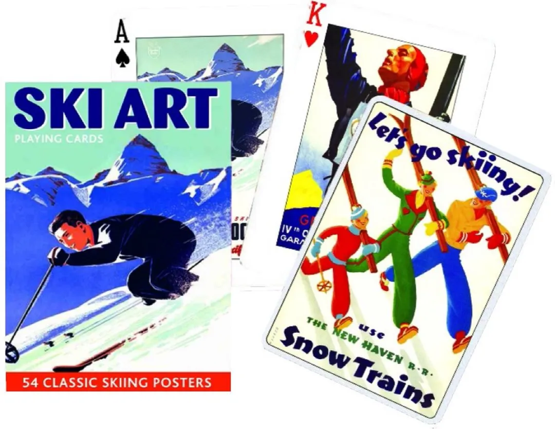 Piatnik Ski Art Speelkaarten PIA-149719