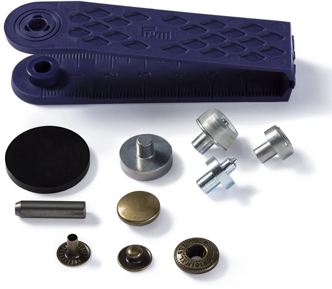 Prym Naaivrije Drukknopen 12mm - Oudmessing - afbeelding 6 van 6