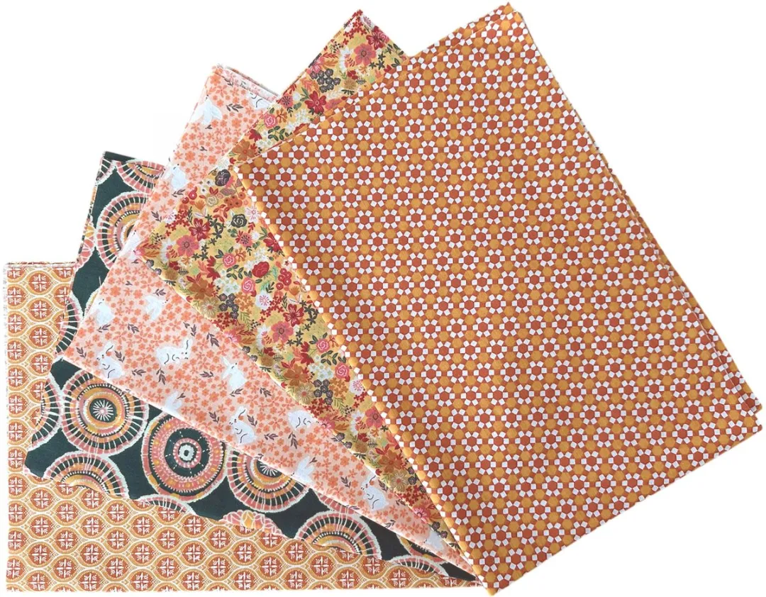 BINK Bedding Quilt Patchwork Lapjesstof Oranje