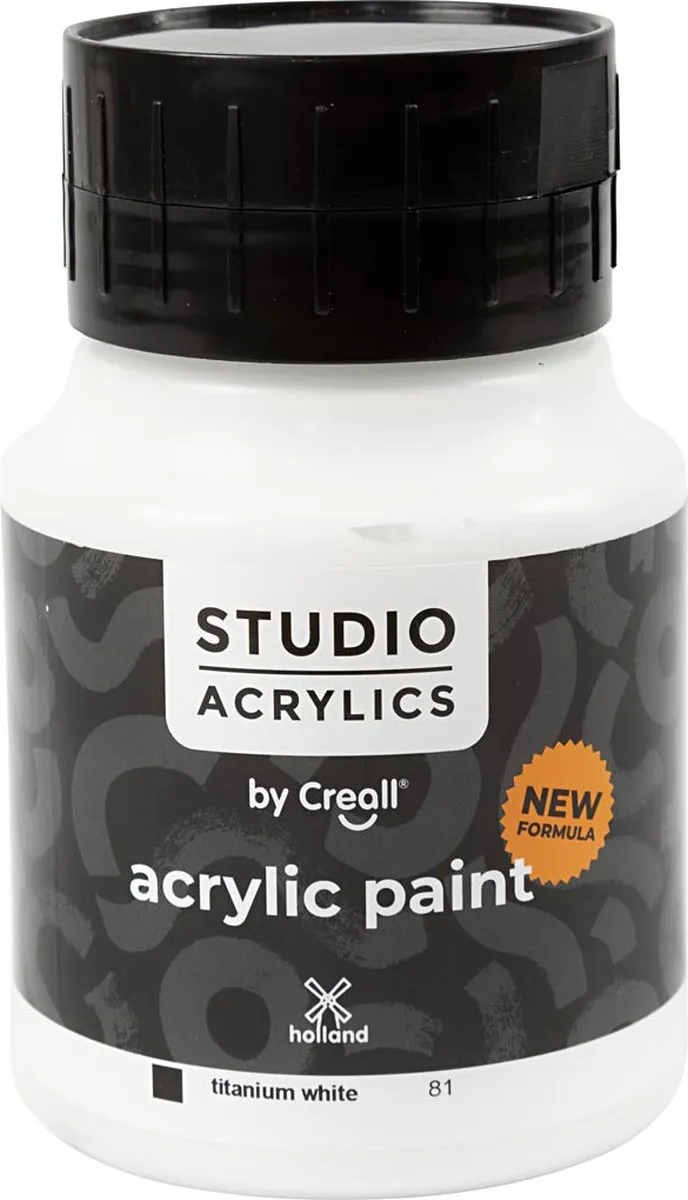 Creativ Company Creall Studio Acrylverf Wit 500ml