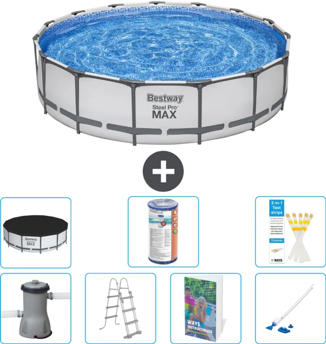 Bestway Steel Pro MAX Zwembad 457x107cm