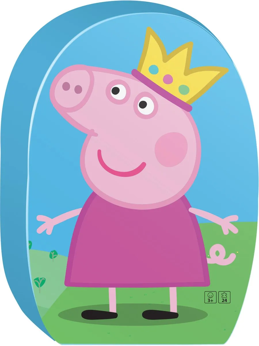 Peppa Pig Prinses Puzzel - 24 Stuks - Meerkleurig