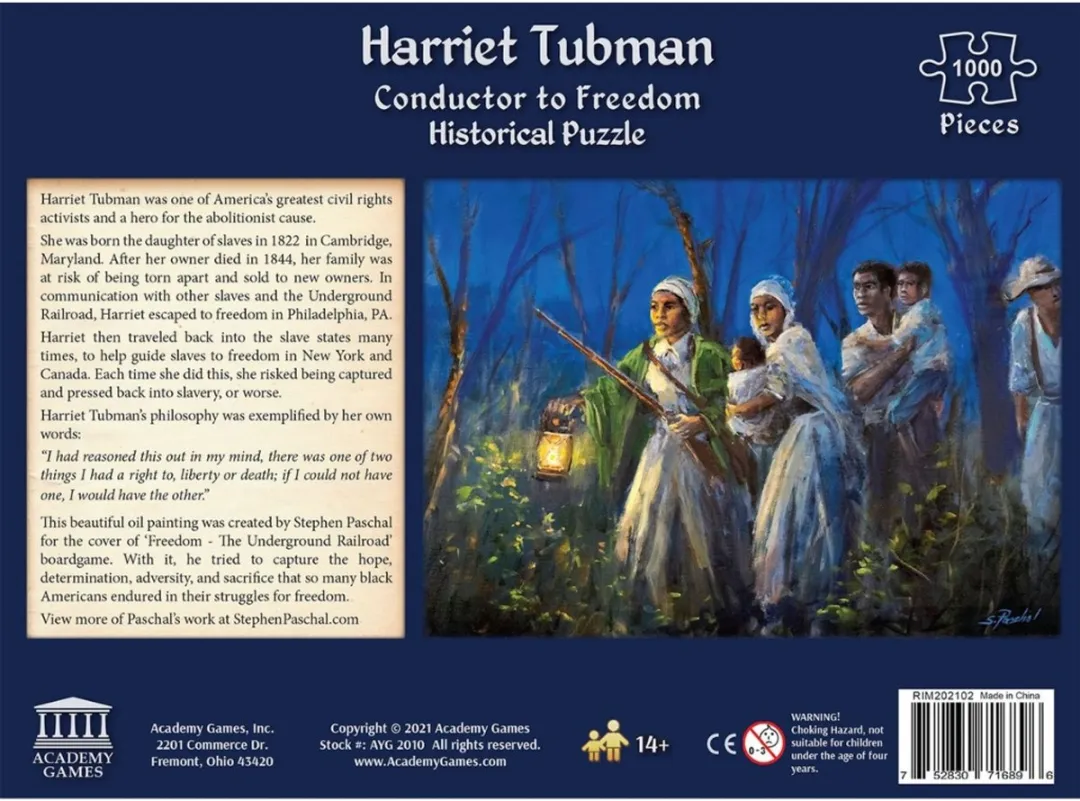 Harriet Tubman Puzzel 1000 Stuks - Academy Games AYG2010