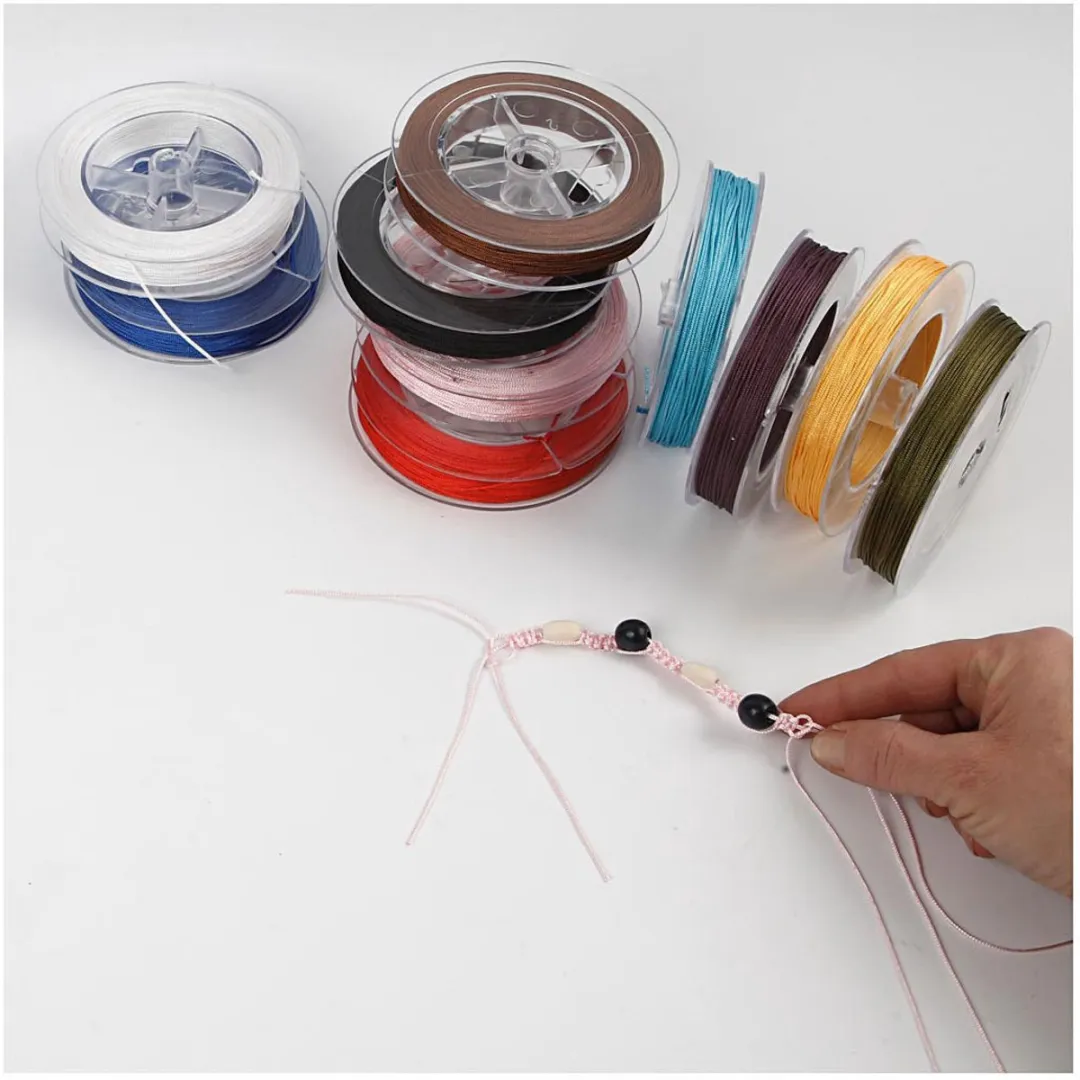 Creativ Company Polyester Koord 1mm - 500m Multicolor