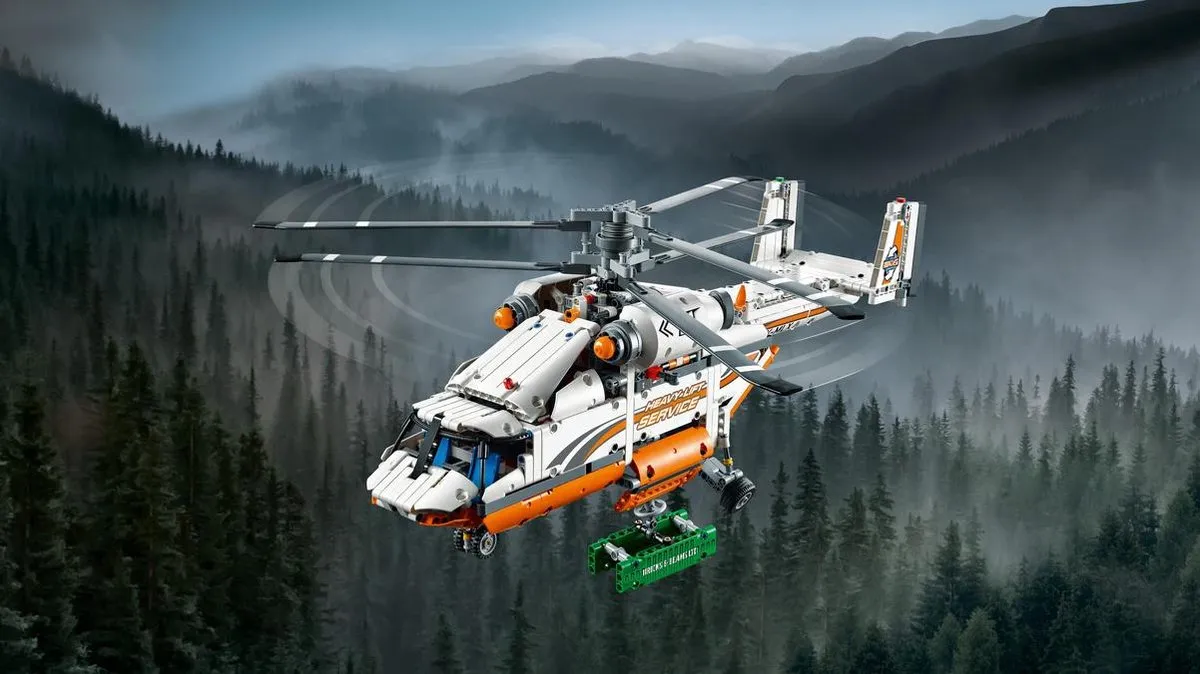 LEGO Technic Grote Vrachthelikopter 42052 - 1042 Stukken - Multikleur