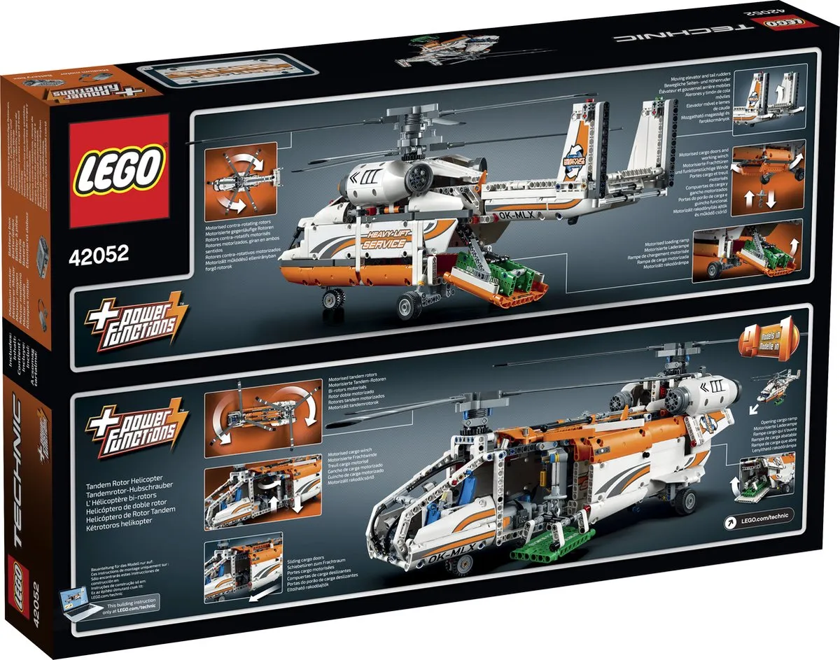LEGO Technic Grote Vrachthelikopter 42052 - 1042 Stukken - Multikleur - afbeelding 6 van 6