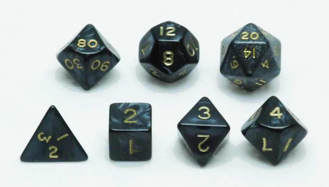 HOT Games Dobbelstenen Set 7 Stuks - Multicolor