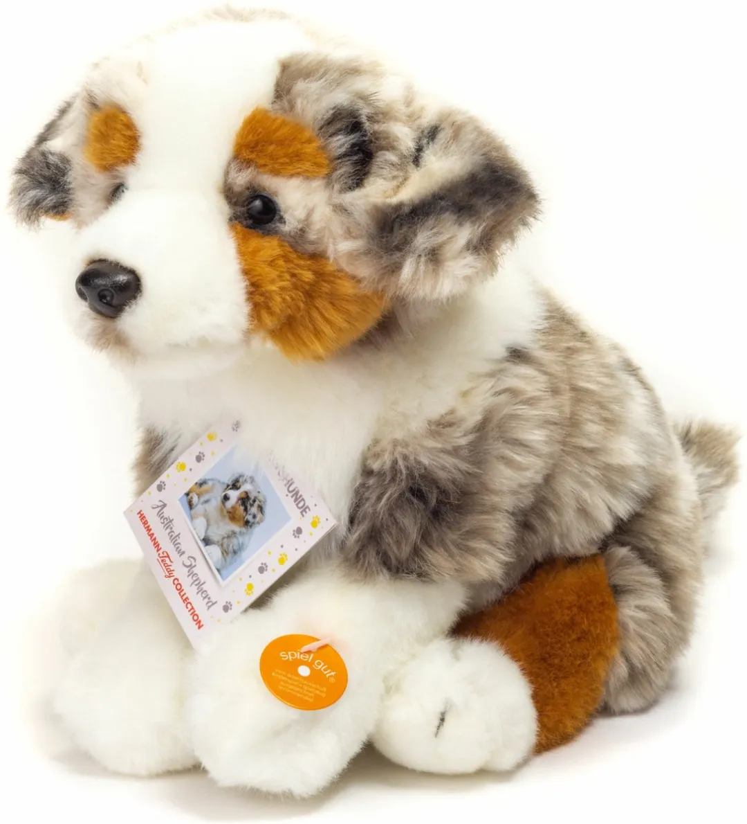 Teddy Hermann Australische Herder Knuffel - 22cm - Multi