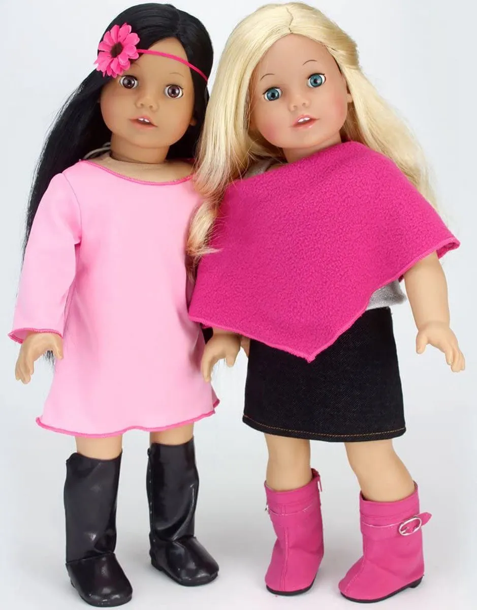 Sophia's by Teamson Kids Poppenkleding PCA-G2-UPC - 11 Stuks - Roze