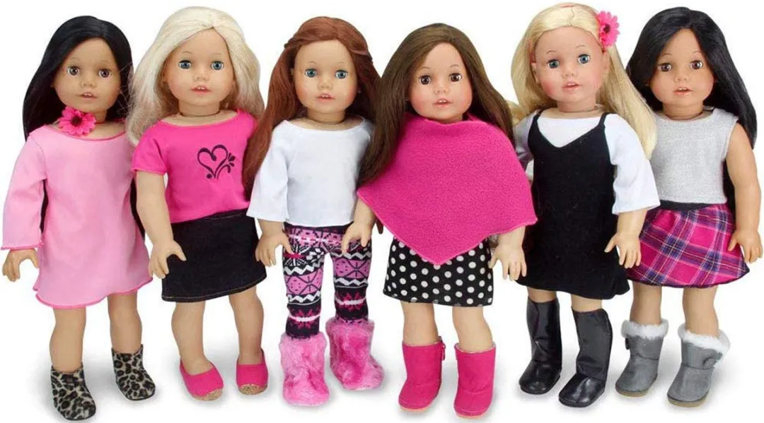 Sophia's by Teamson Kids Poppenkleding PCA-G2-UPC - 11 Stuks - Roze