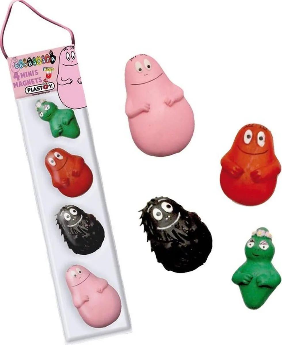Plastoy Barbapapa Mini Magneten Set