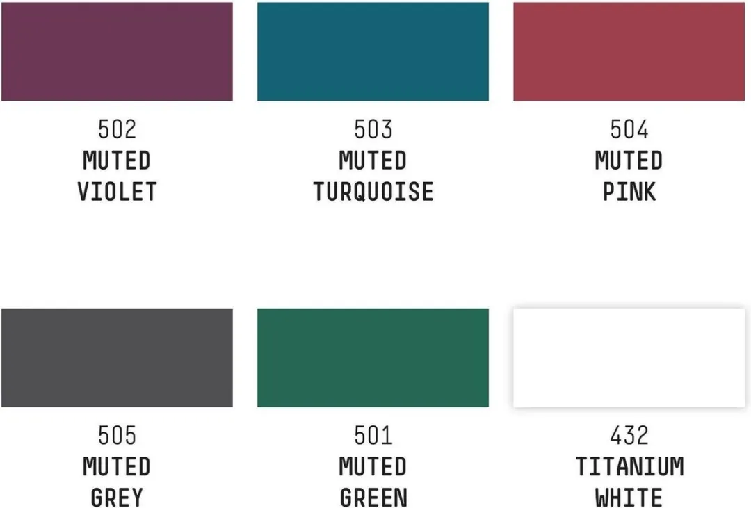 Liquitex Professional Acrylic Ink Set Muted Collection - 6x30ml