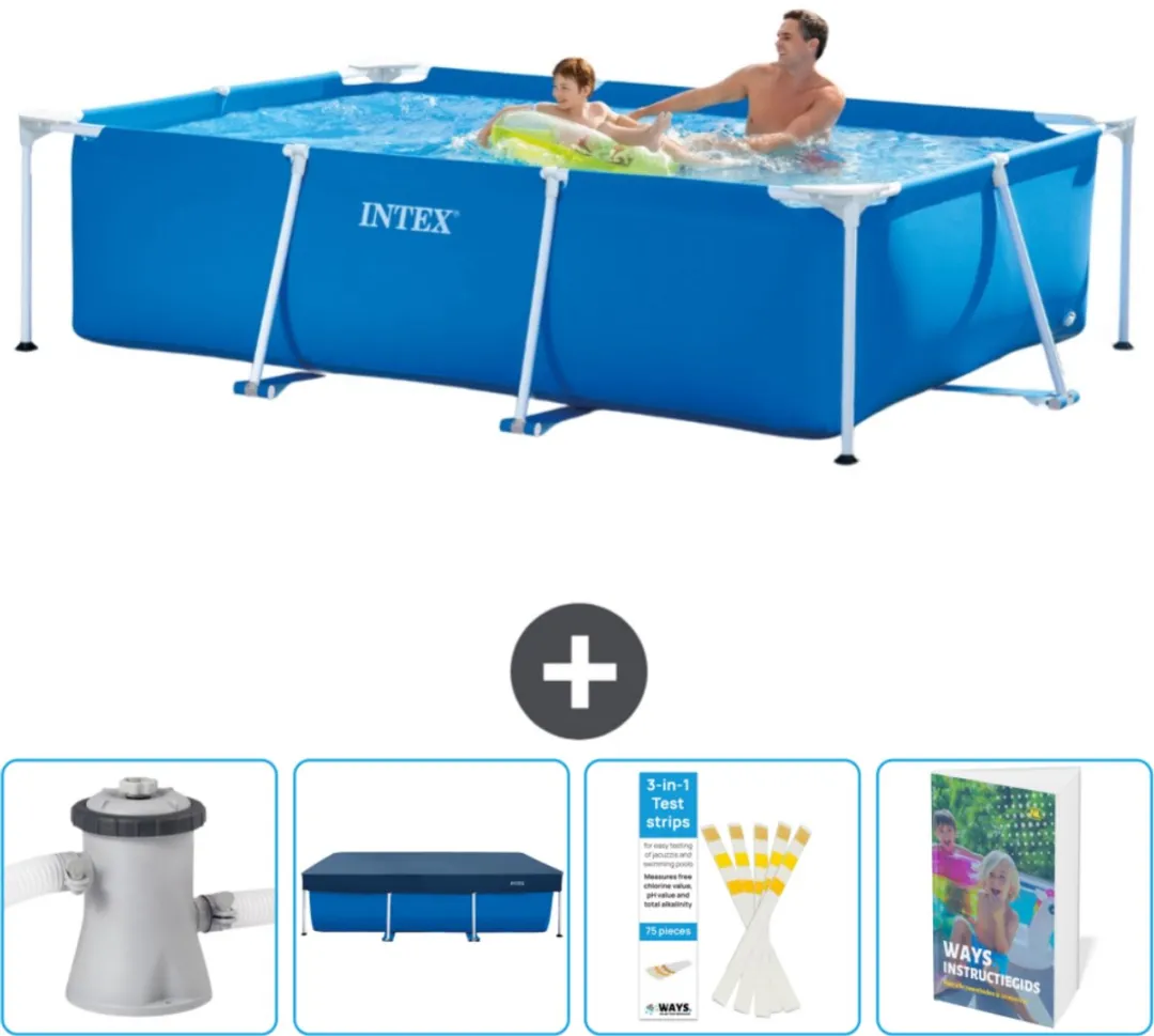 Intex Rechthoekig Frame Zwembad 260x160cm