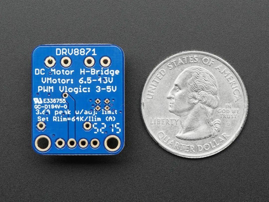 Adafruit DRV8871 DC Motor Driver 3.6A - 3190