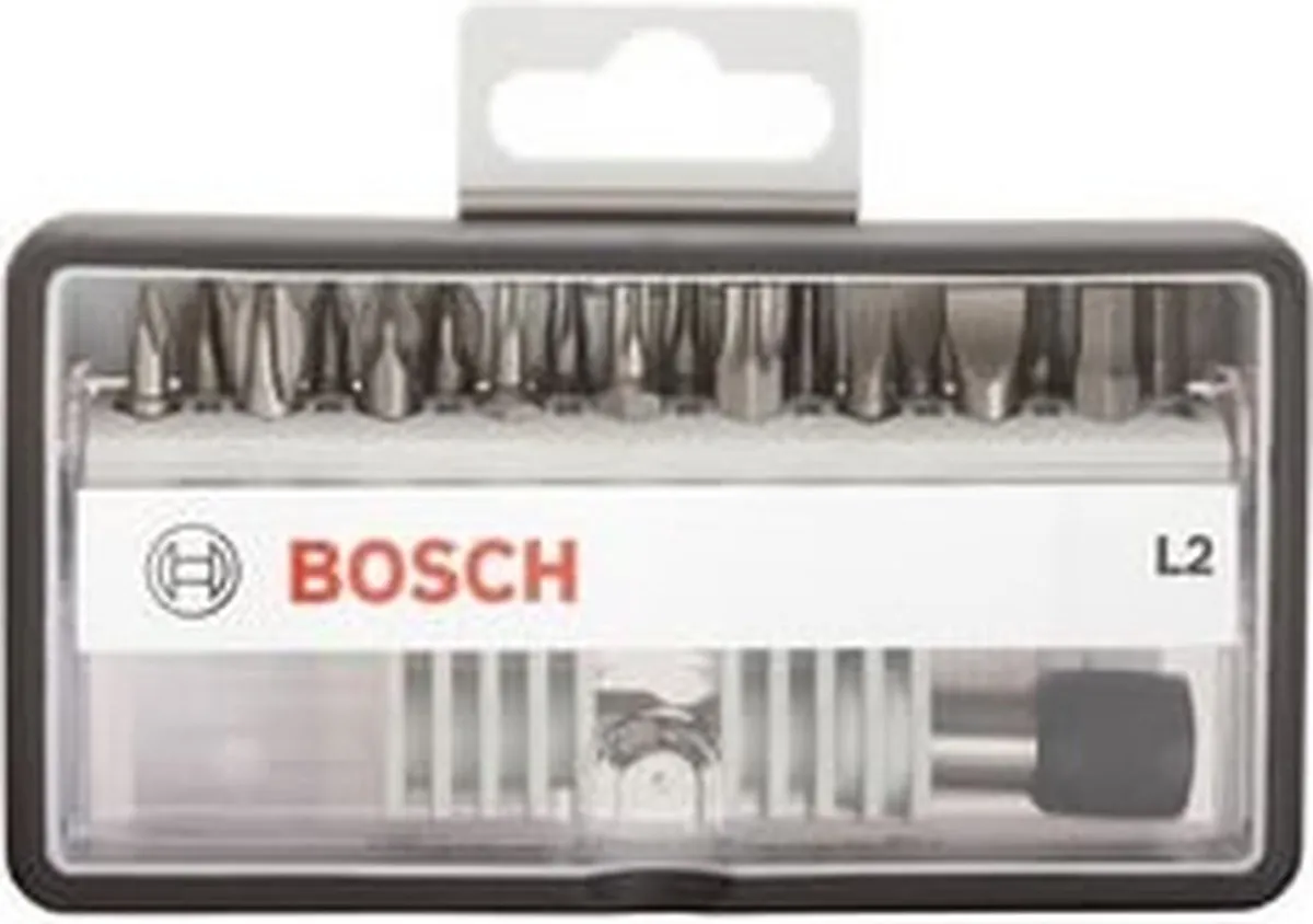 Bosch Robust Line Bitset L Extra Hard 25mm - 19 Stuks