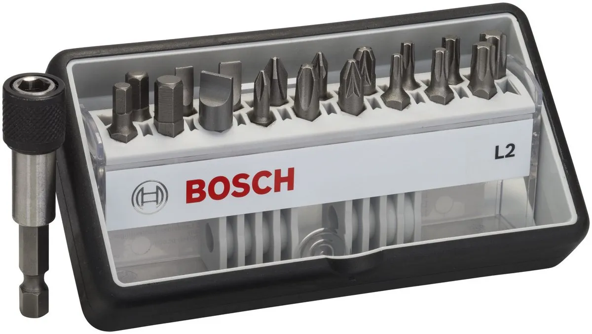 Bosch Robust Line Bitset L Extra Hard 25mm - 19 Stuks
