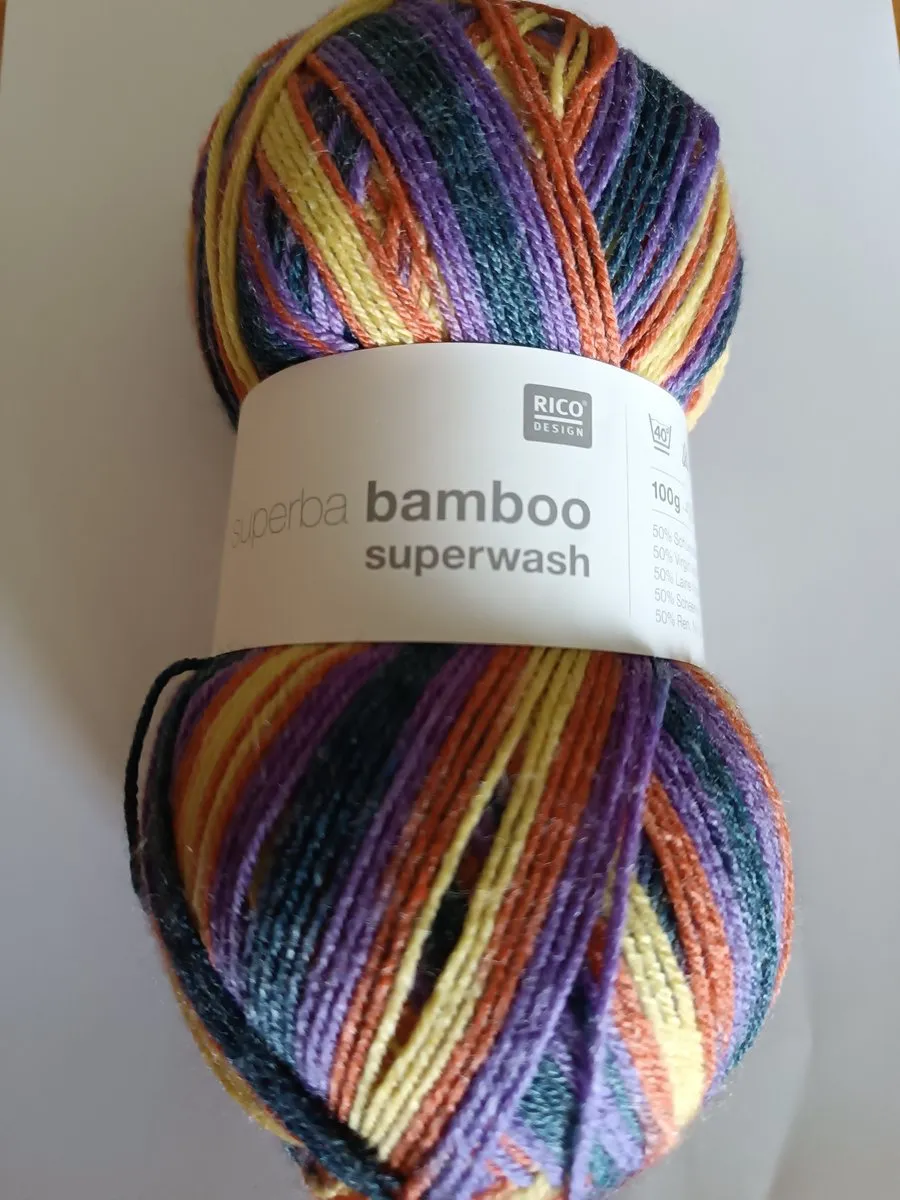 Rico Design Bamboo Superwash Sokkenwol 100g