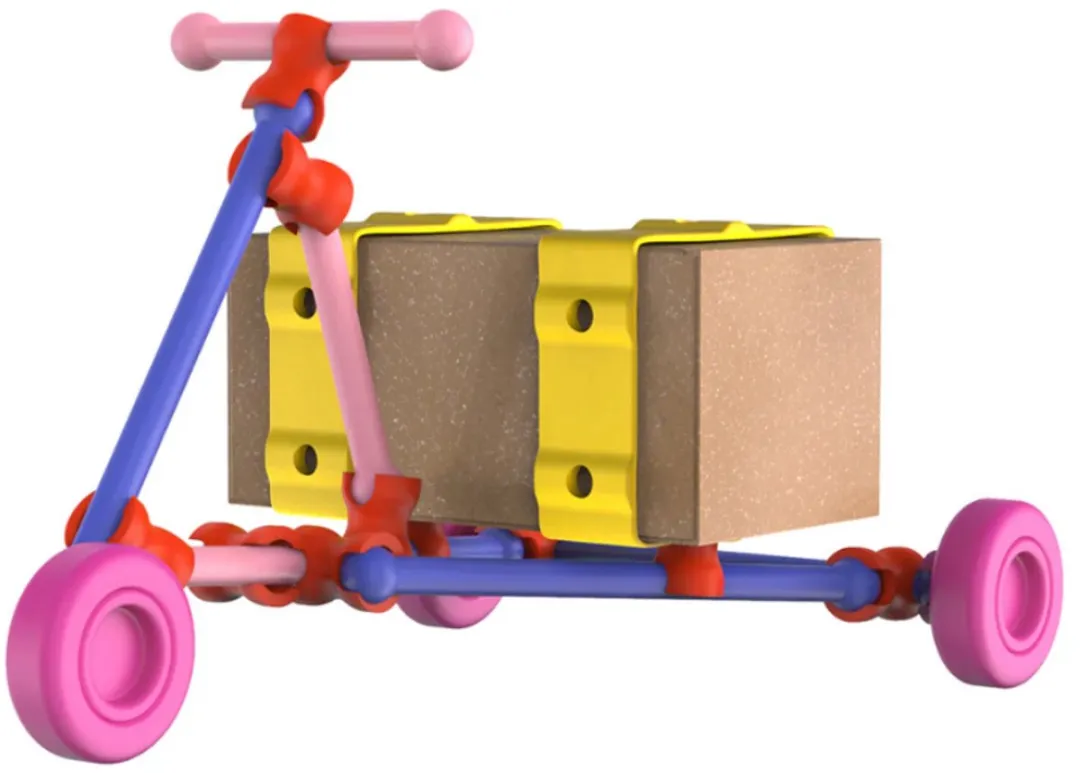TOYI Bouwpakket Voertuigen - 2 Onderdelen - Multicolor