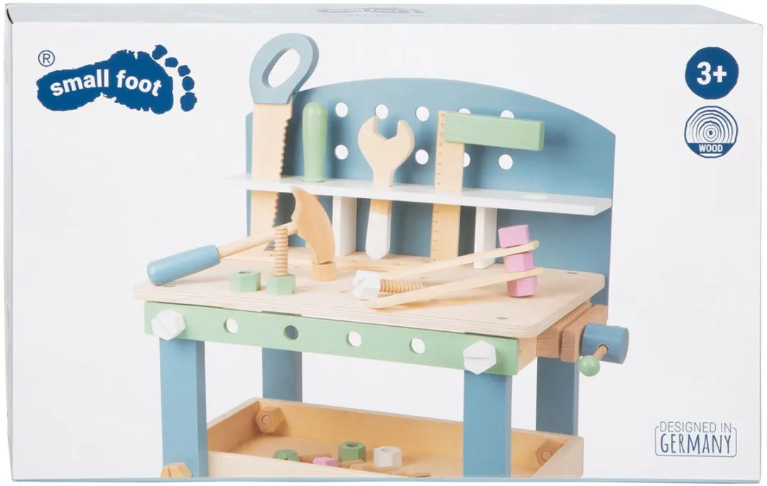 Small Foot Houten Werkbank Compact Nordic - 22 Ondergronden