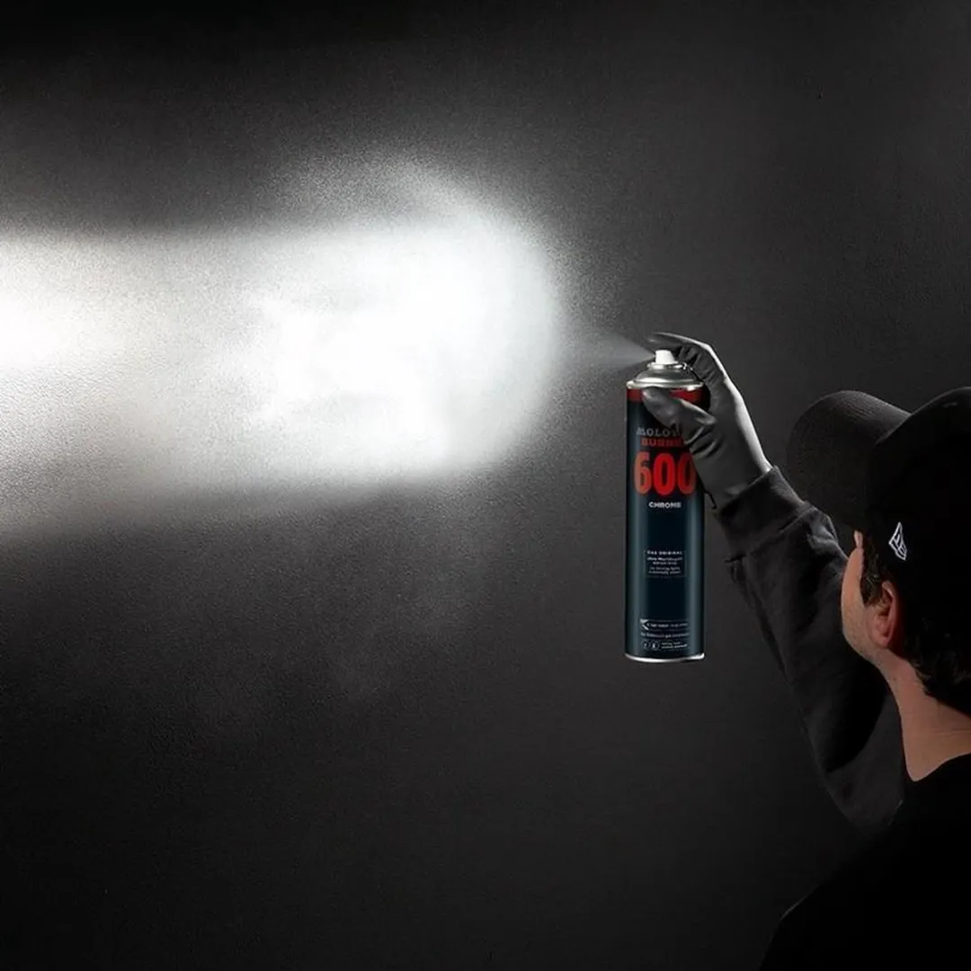 Molotow Burner 600ml Spray - Chrome