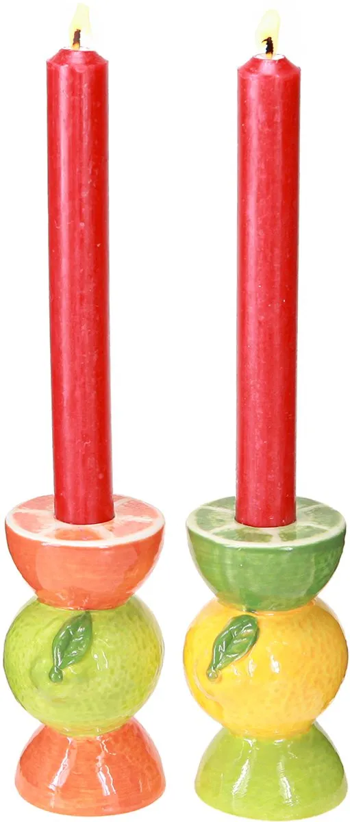 Decoris Kandelaar Fruitstapel 10.8cm - Multicolor