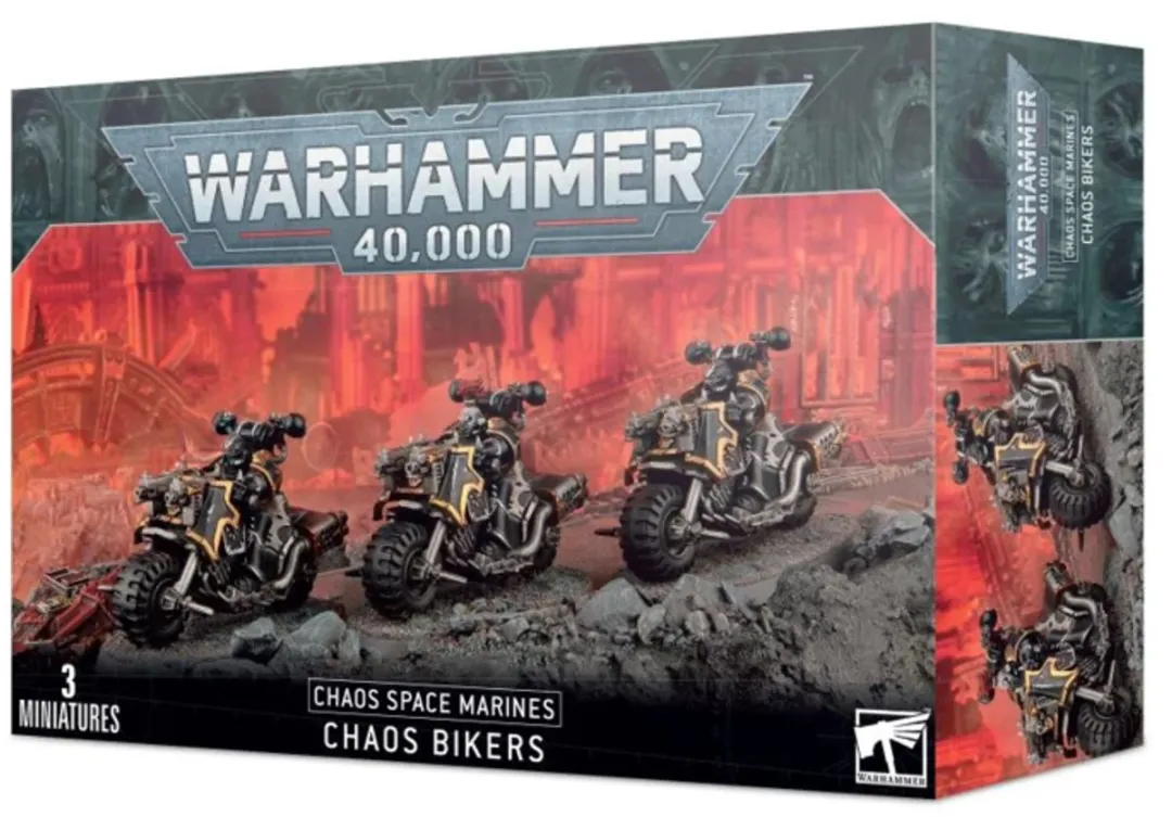 Games Workshop Warhammer 40.000 Chaos Space Marines Chaos Bikers