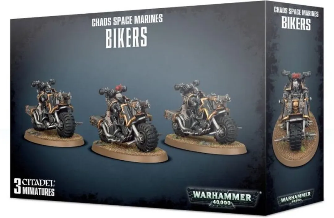 Games Workshop Warhammer 40.000 Chaos Space Marines Chaos Bikers
