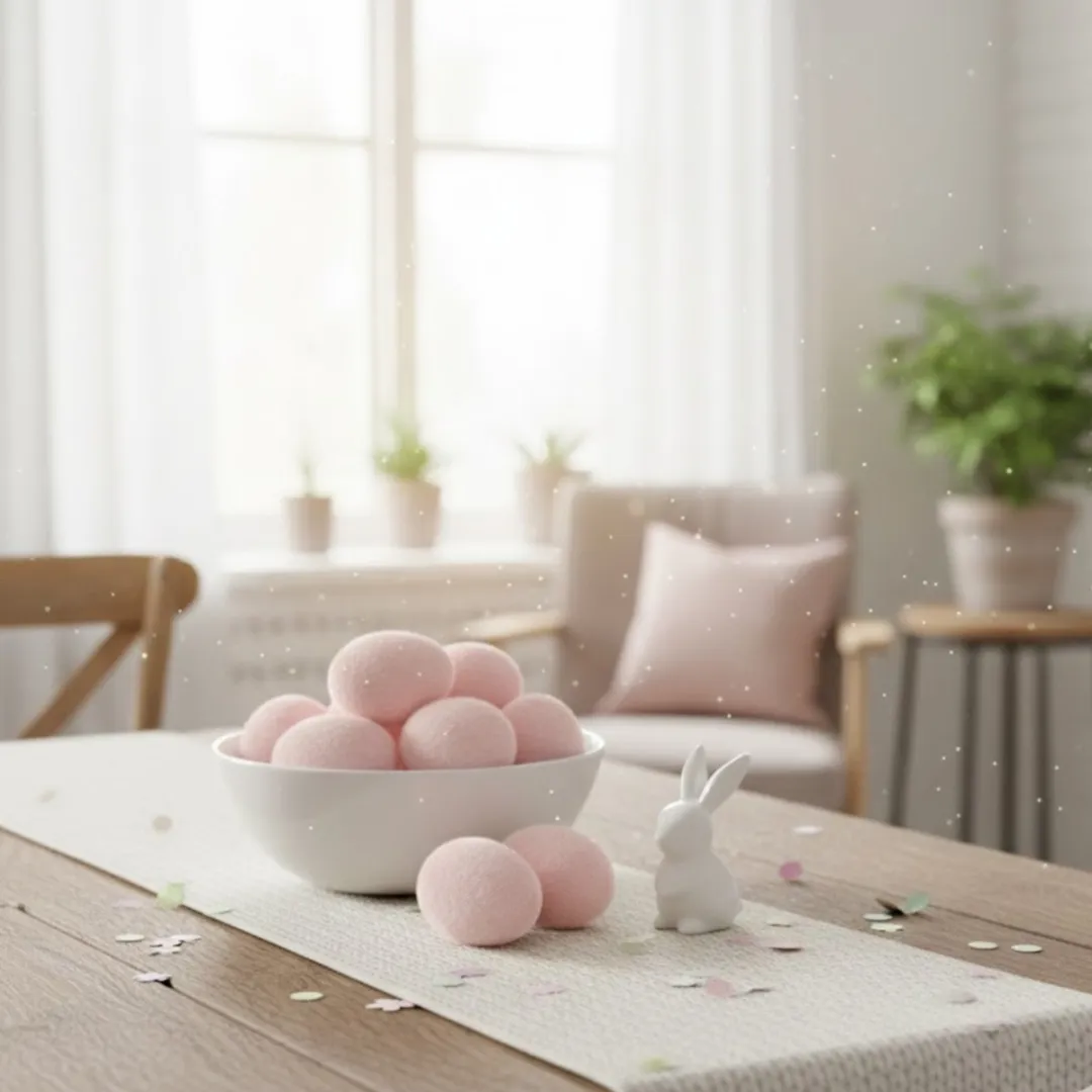 Cosy&Trendy Paaseieren 6 Stuks - Roze - 6cm Kunststof