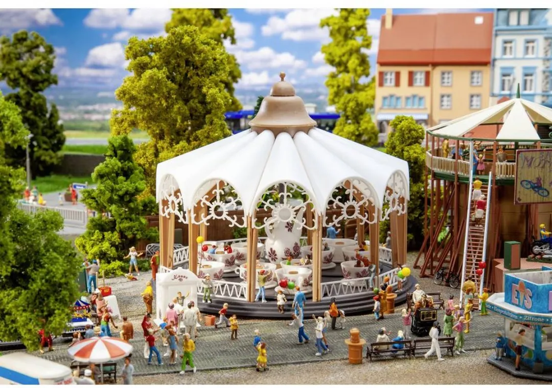 Faller - Dog rose coffee cups Carousel - FA140335 - modelbouwsets, hobbybouwspeelgoed voor kinderen, modelverf en accessoires