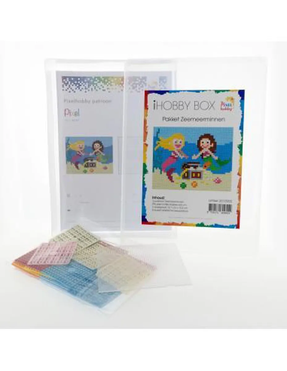 Pixelhobby Classic Zeemeerminnen 10x12cm - 3 Stuks - afbeelding 6 van 6