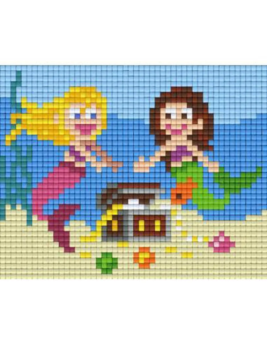 Pixelhobby Classic Zeemeerminnen 10x12cm - 3 Stuks