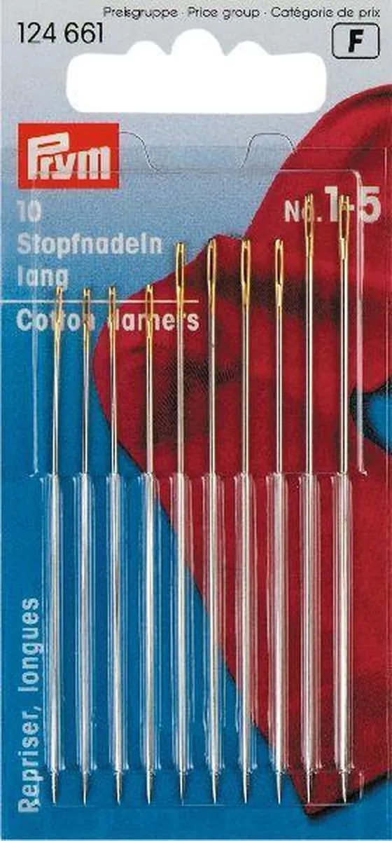Prym Stopnaalden Nr.1-5 - 10 Stuks - Grijs