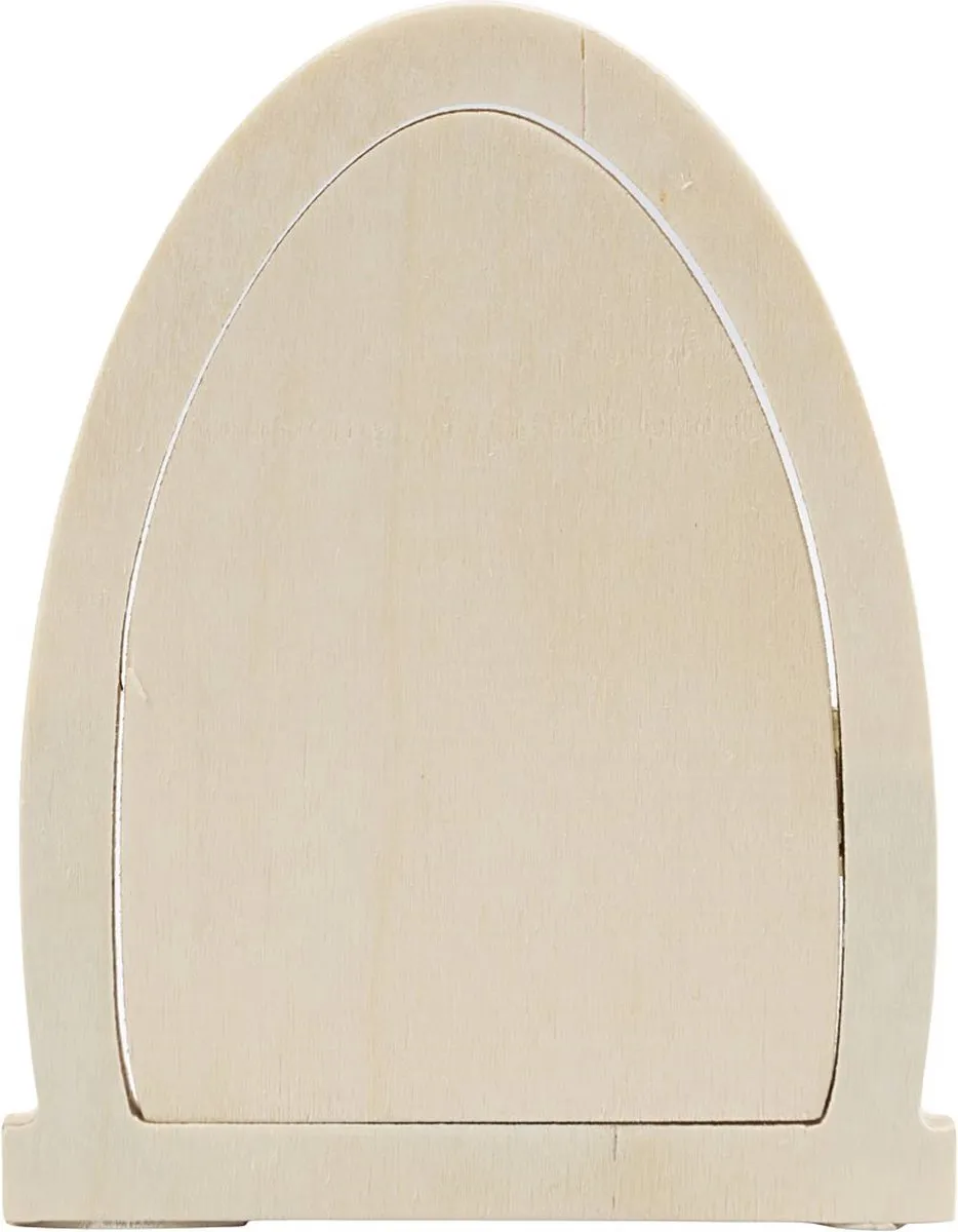 Creativ Company Houten Miniatuurdeur 10x13cm - Multicolor