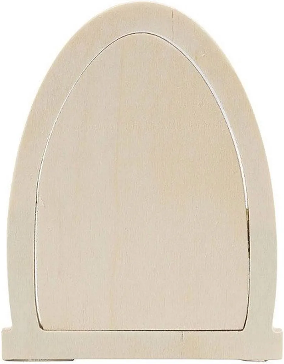 Creativ Company Houten Miniatuurdeur 10x13cm - Multicolor